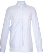 J.W. Anderson Stripe Crinkled Cotton Flag Shirt - Lyst