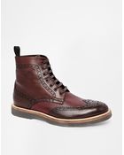 Rolando Sturlini Brogue Boots - Lyst