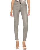 J Brand L8001 Leather Pants - Grey Rock - Lyst