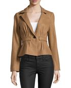 Nanette Lepore Wool-Blend One-Button Jacket - Lyst