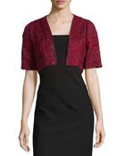 J. Mendel Lace Cropped Jacket - Lyst