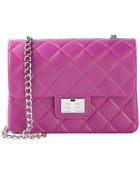 Designinverso Quilted Rubber Shoulder Bag - Lyst