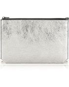 Alexander Wang Prisma Pouch in Metallic Silver - Lyst