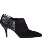 MICHAEL Michael Kors Clara Bootie Black Suede - Lyst