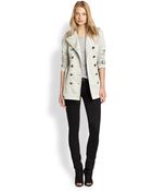 Burberry Brit Doublebreasted Trench Jacket - Lyst