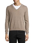 Just Cavalli Merino V-Neck Sweater - Lyst