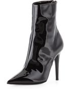 Tamara Mellon Point-Toe Patent Ankle Boot - Lyst