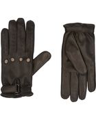 Barneys New York Cashmere-Lined Driving Gloves - Lyst