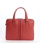 Tod's Red Leather Convertible Briefcase - Lyst
