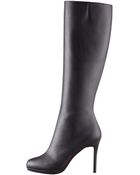 Christian Louboutin Botalili Leather Red-sole Knee Boot - Lyst