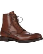Antonio Maurizi Perforated Wingtip Boots - Lyst