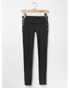 Gap Fit Gfast Marble-Panel Leggings - Lyst