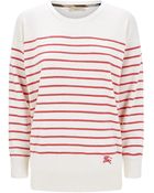 Burberry Brit Breton Stripe Sweater - Lyst