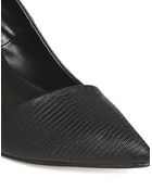 Aldo Black High Heeled Pointed Court Shoes - Lyst