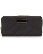 Marc By Marc Jacobs Sophisticato Quilted Slim Zip Wallet - Lyst