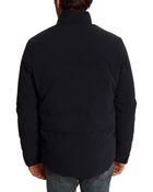 Paul Smith Navy Down Jacket With Shawl Collar - Lyst