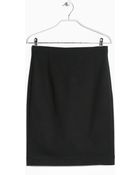 Mango Cotton-Blend Pencil Skirt - Lyst