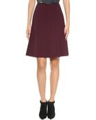 Yigal Azrouel Mechanical Stretch Skirt - Merlot - Lyst