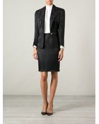 Gianni Versace Vintage Brocade Jacket And Skirt Suit - Lyst