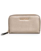 Mango Pebbled Wallet - Lyst