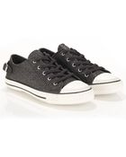 Ash Plain Black Virgo Glitter Black Trainer - Lyst