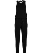 Karl Lagerfeld Megan Stretch-Jersey Jumpsuit - Lyst