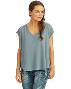 Free People At The Seams Tee - Lyst