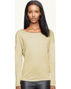 Ralph Lauren Black Label Batwing-Sleeved Boatneck Top - Lyst