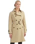 London Fog Double Breasted Trench Coat - Lyst