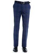 Etro Cotton-Blend Plaid Pants - Lyst