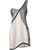 Jay Ahr Short Dress - Lyst