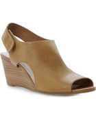 Dune Giana Leather Wedge Sandals - Lyst