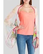 Ted Baker Cholum Wispy Meadow Cape Scarf - Lyst