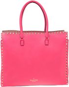 Valentino Rockstud Tote - Lyst