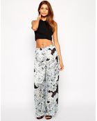 Tfnc Palazzo Pant in Dark Daisy Print - Lyst