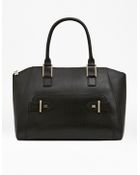 French Connection Nena Leather Tote Bag - Lyst
