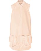 Alexander Wang Layered Cotton Shirt Dress - Lyst