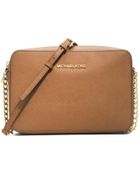 Michael Kors Jet Set Large Saffiano Leather Crossbody - Lyst