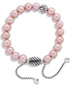 David Yurman Spiritual Beads Bracelet With Pink Pearls - Lyst