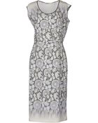Clements Ribeiro Kneelength Dress - Lyst