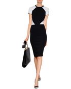 Roland Mouret Colorblock Dress - Lyst