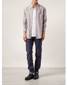 Brunello Cucinelli Plaid Shirt - Lyst