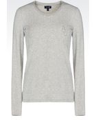 Armani Jeans T-Shirt In Stretch Cotton Jersey - Lyst