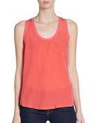 Joie Alicia Silk Tank - Lyst