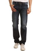 Diesel Safado Straight Cut Blue Jeans - Lyst