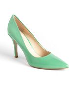 Nine West Flax Leather Pumps - Lyst
