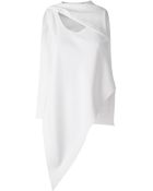 Balenciaga Sleeveless Asymmetric Hem Top - Lyst