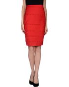 Rena Lange Knee Length Skirt - Lyst