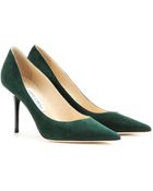 Jimmy Choo Agnes Suede Pumps - Lyst