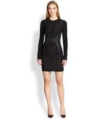 Antonio Berardi Paneled Mixed Media Dress - Lyst